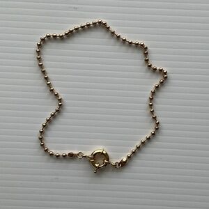 Gold Tone Necklace 17 inches